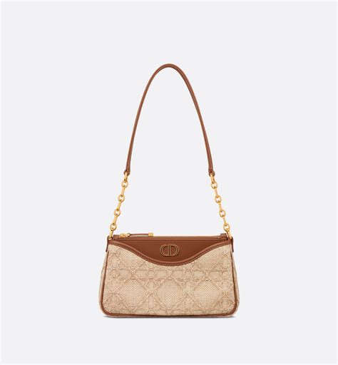 dior raffia gift pouch|Dior cannage raffia bag.